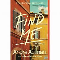 Image result for Find Me Book Pic
