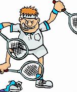 Image result for Funny Badminton Accidnets