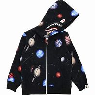 Image result for White ND Black Galaxy BAPE Zip Up