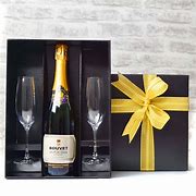 Image result for Champagne and Glasses Gift Set