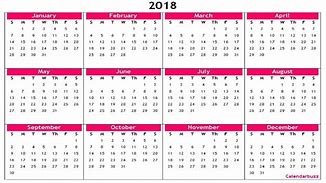 Image result for Calendar for 2018 Printable