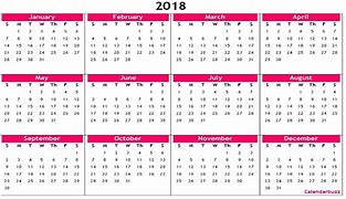 Image result for 2018 Calendar Printable Excel