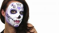 Image result for Black and White Sugar Skull Face Paint