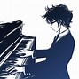 Image result for Man Playing Piano Drawing