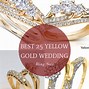 Image result for Gold Wedding Ring Set