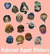 Image result for Valorant Sticker Paper A4 Size