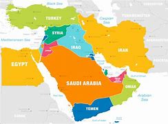 Image result for Middle East Today Map 2020