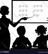 Image result for Primary School Teacher Silhouette