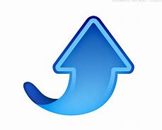 Image result for Blue Up Arrow Icon