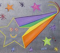 Image result for Shooting Star Painting for Kids