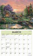 Image result for Thomas Kinkade Wooden Wall Calendar
