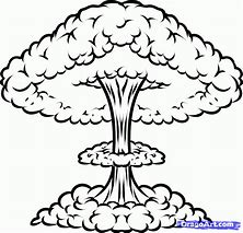 Image result for Nuke Bomb Drawing