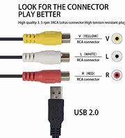Image result for RCA USB Cable