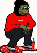 Image result for Pepe Frog Supreme