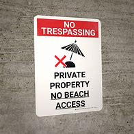 Image result for Cheap No Trespassing Signs