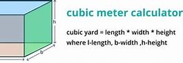 Image result for Cubic Meter Unit