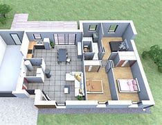 Image result for Plano De Casa 3 Habitaciones