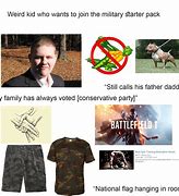 Image result for Military Kid Starter Pack
