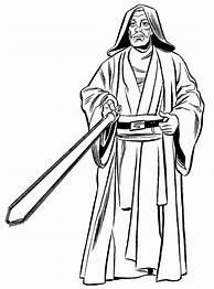 Image result for Obi One Kenobi Drawing Coloring Pages