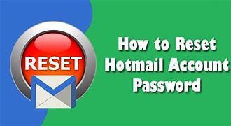 Image result for Hotmail Password Recovery
