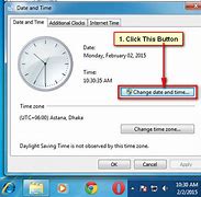 Image result for Change Date and Time On Computer