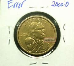Image result for 2000 Sacagawea Dollar Lamination Error