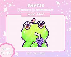 Image result for Cute Frog with Blush
