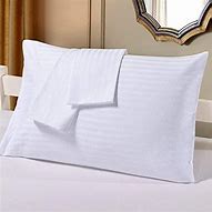 Image result for Stripe Pillow Cover White