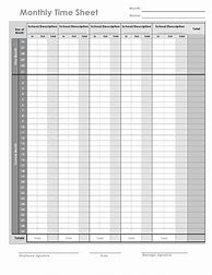 Image result for Free Printable Monthly Time Cards