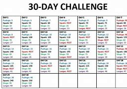 Image result for 30-Day Body Weight Challenge