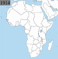 Image result for Empty 1914 Africa Map