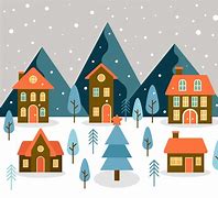 Image result for Winter Village Clip Art