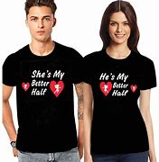 Image result for Couples Matching T-shirts