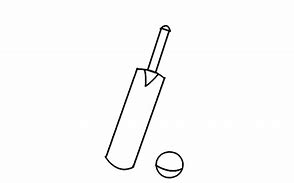 Image result for Cricket Bat Pencil Drawing