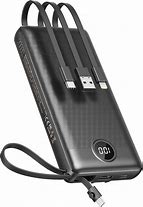 Image result for Power Bank with Inbuilt Cable