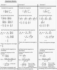 Image result for Infinite Sequences and Series Cheat Sheet