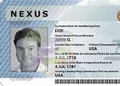 Image result for Backside of Nexus Card