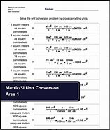 Image result for Unit Conversion Worksheet Answers