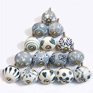 Image result for Ceramic and Brass Door Knobs