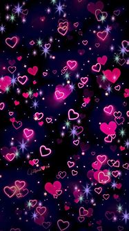 Image result for Purple Glitter Hearts Wallpaper