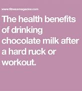 Image result for Chocolate Milk After Workout
