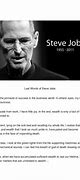Image result for Steve Jobs Last Words Letter