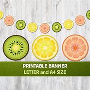 Image result for DIY Fruit Banner