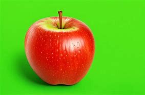 Image result for Red Apple On Green Background