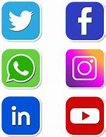 Image result for Facebook and Twitter Logo