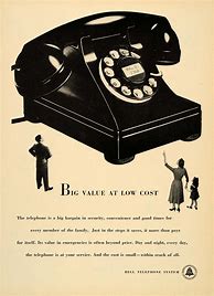 Image result for Vintage Telephone Ad