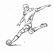 Image result for Soccer Player Outline