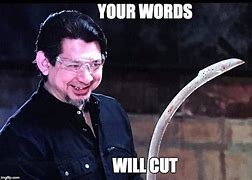 Image result for Words Knife Wounding Guy Meme