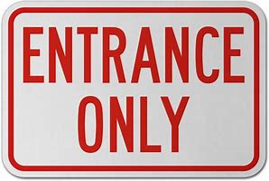 Image result for Home Entry for Carriers Only Signs Printable