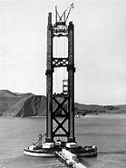 Image result for Golden Gate Bridge Construction